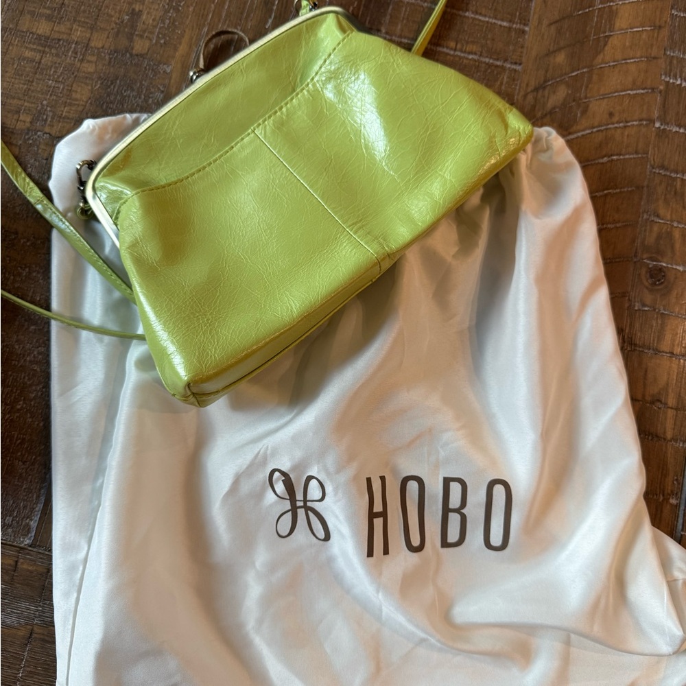 HOBO Green Slouchy Hobo Bag